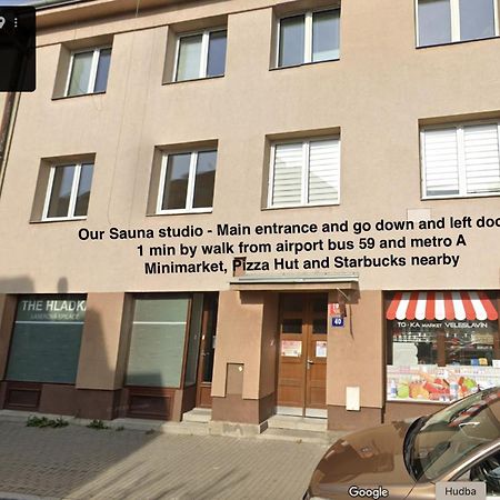 Sauna Studio Near Centre/Airport Prag Exterior foto